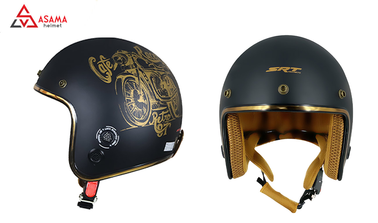 Nón 3/4 không kính street style sành điệu