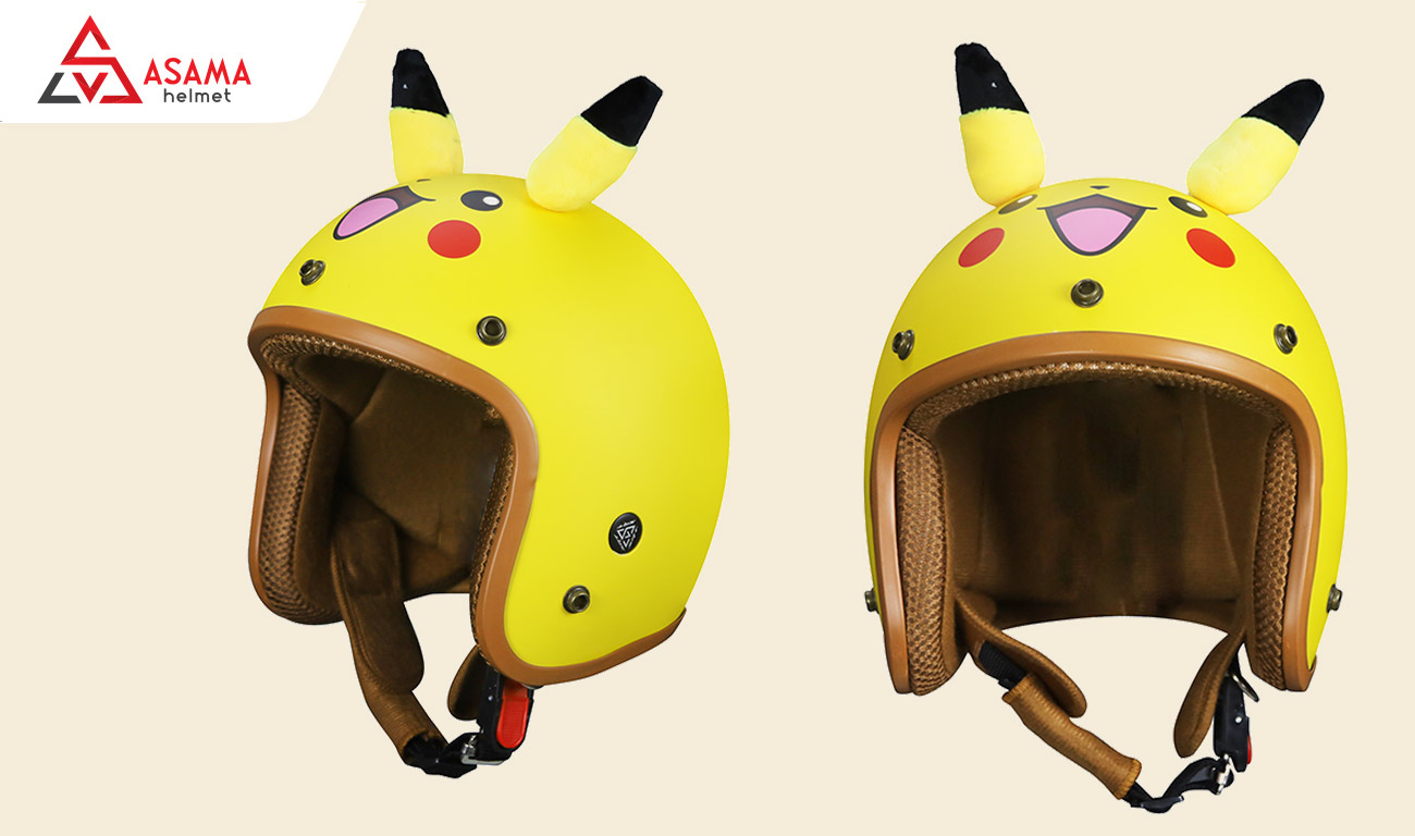 Nón 3/4 đầu Pokemon thời trang ấn tượng