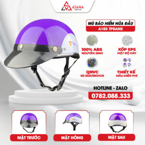 Mũ bảo hiểm nửa đầu A103 TPBank