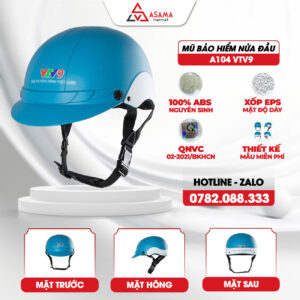 Mũ bảo hiểm nửa đầu A104 VTV9