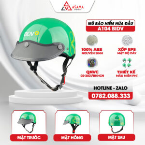 Mũ bảo hiểm nửa đầu A104 BIDV