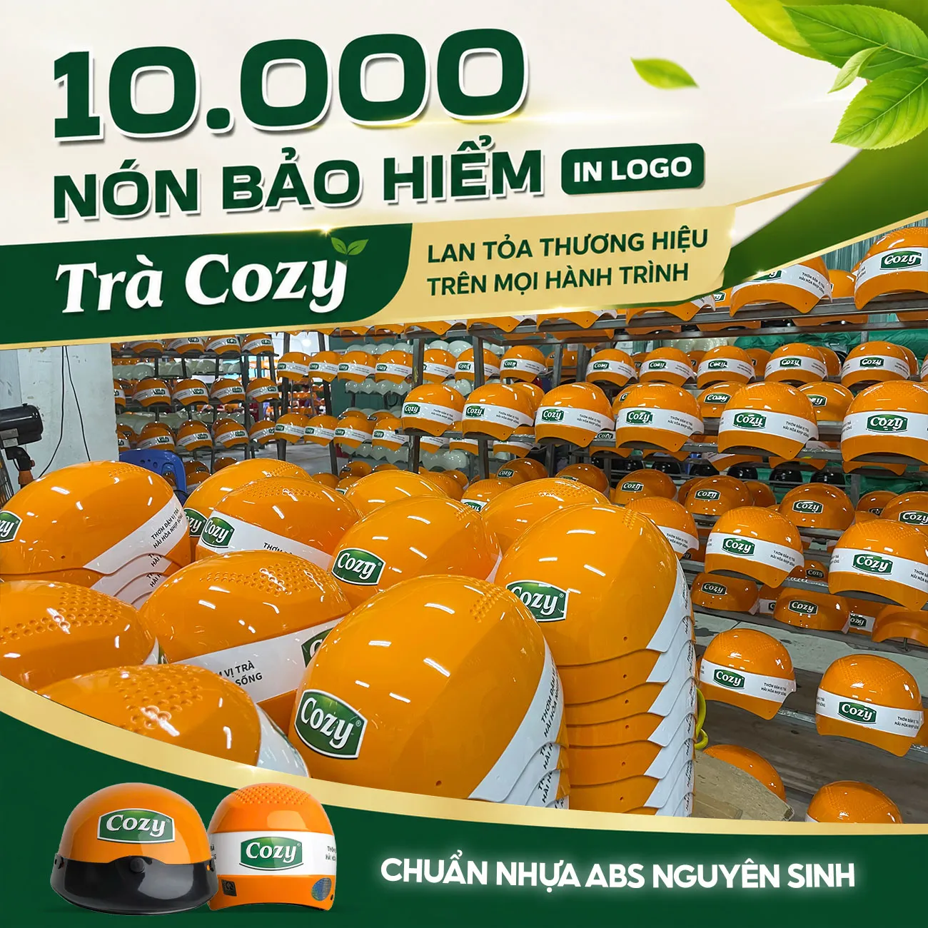 Sản xuất nón bảo hiểm Cozy số lượng lớn