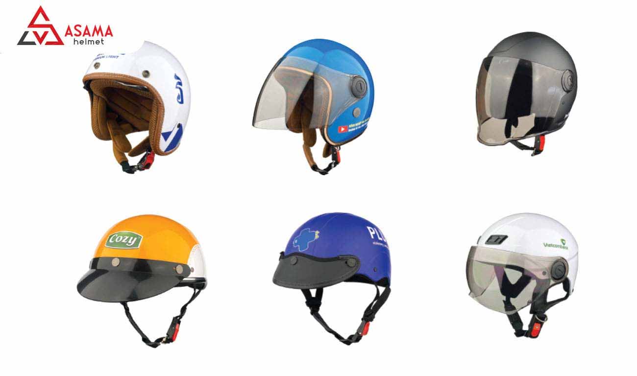 ASAMA Helmet cung cấp đa dạng mẫu mã kiểu dáng mũ bảo hiểm 