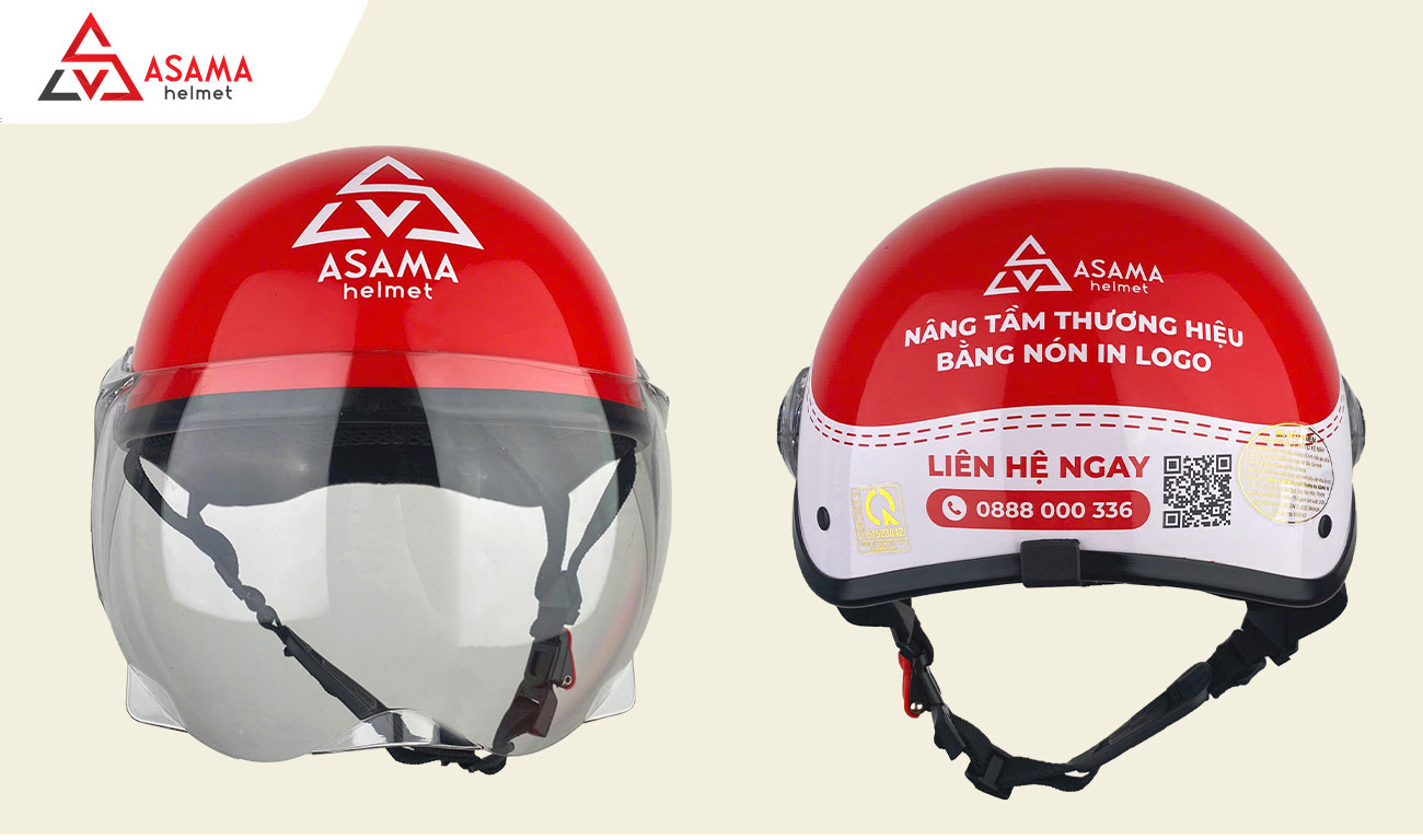 Giá nón 1/2 đầu in logo tốt nhất thị trường