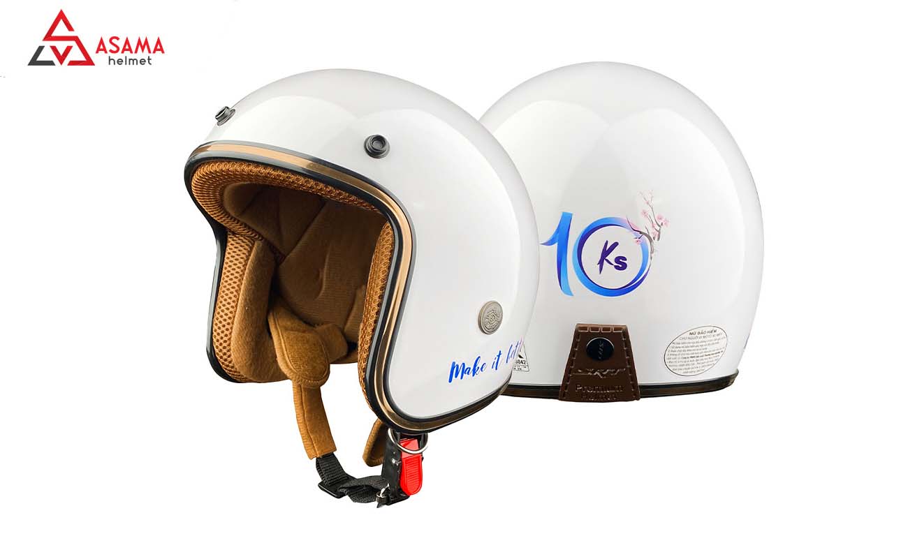 Mũ 3/4 in logo giá phải chăng nhất cho doanh nghiệp