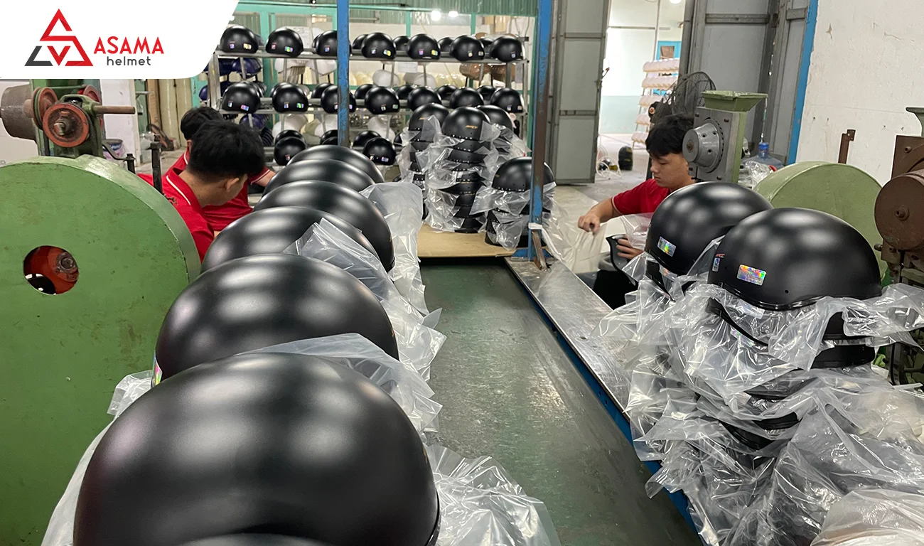 ASAMA Helmet là xưởng sản xuất nón bảo hiểm trực tiếp
