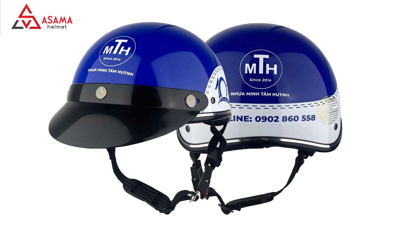 Mũ 1/2 đầu cho công ty Minh Tâm Huỳnh