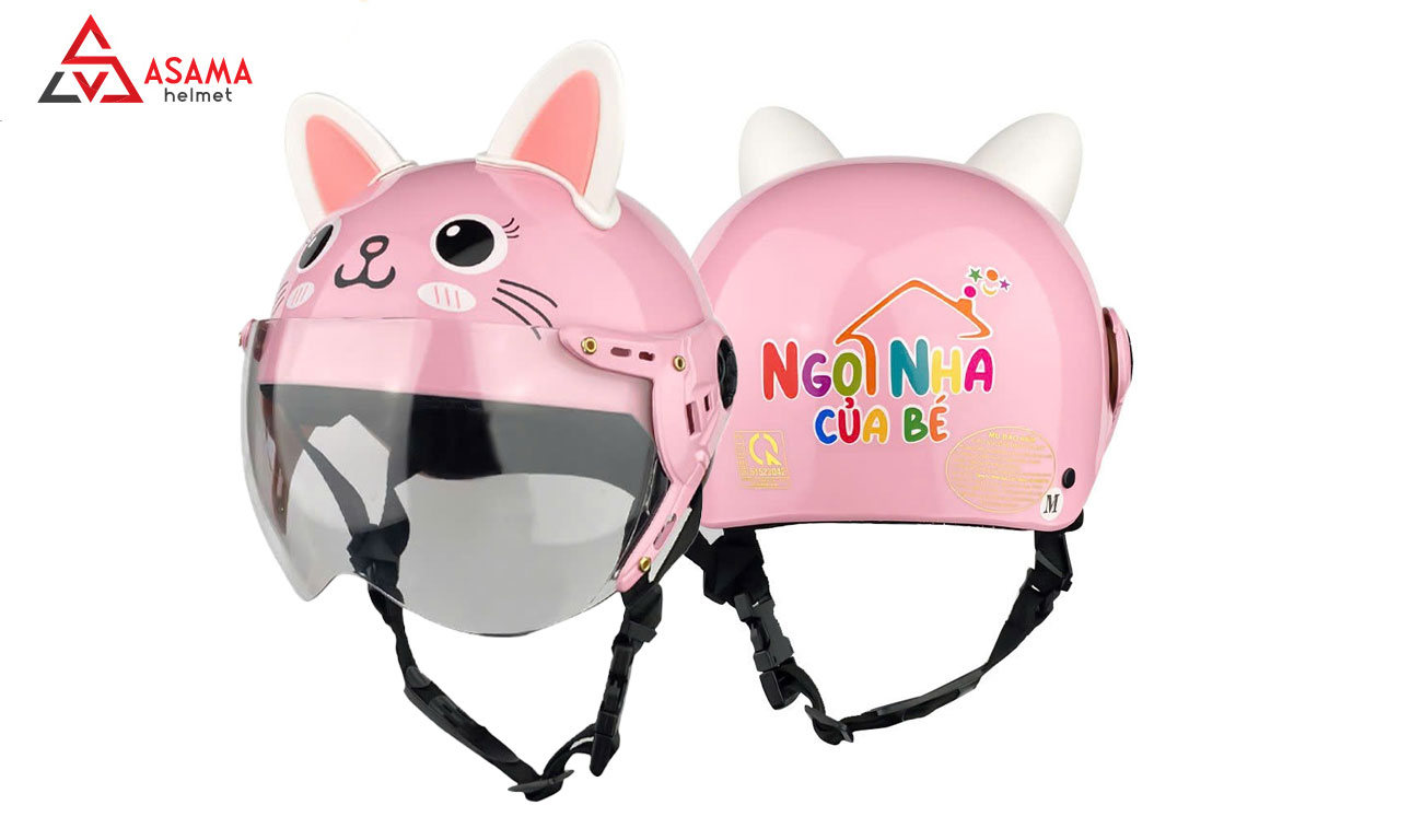 Mũ bảo hiểm trẻ em có kính