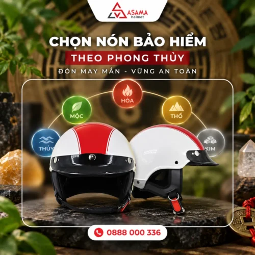 Nón bảo hiểm theo phong thủy: Cách chọn màu hợp bản mệnh