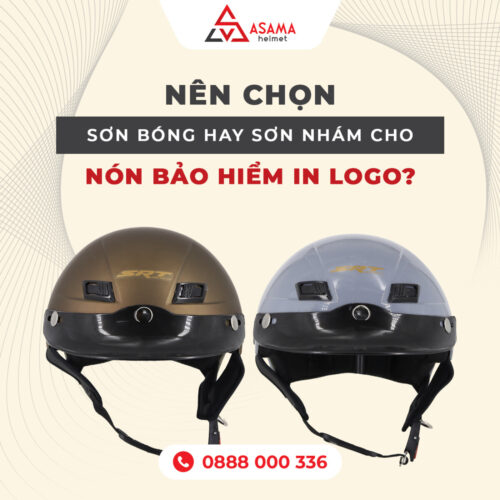 Sơn bóng hay sơn nhám? Chọn loại nào cho xe máy và nón bảo hiểm?