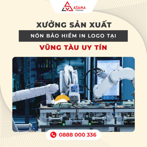 Nón bảo hiểm in logo Vũng Tàu cho du lịch, dầu khí, sự kiện và quà tặng khách hàng
