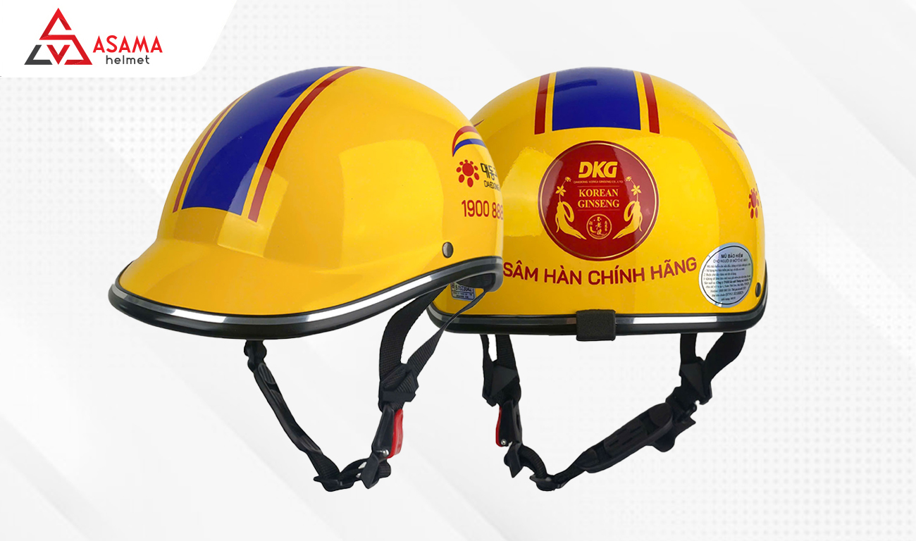 Mẫu nón bảo hiểm Long An đẹp kiểu nửa đầu