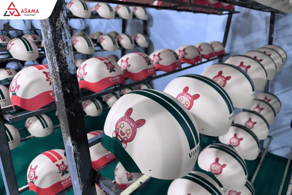 Sản xuất nón bảo hiểm quà tặng cho công ty khu vực Quận 12 cũ TPHCM