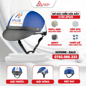 Mũ bảo hiểm nửa đầu A103 APLUS