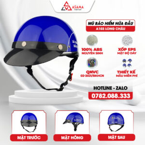 Mũ bảo hiểm nửa đầu A103 Long Châu