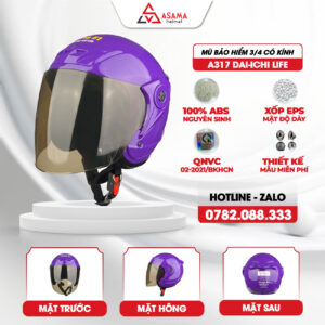 Mũ bảo hiểm 3/4 có kính A317 Dai-Ichi Life