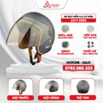 Mũ bảo hiểm 3/4 có kính A317 Keizu