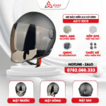 Mũ bảo hiểm 3/4 có kính A317 KS10