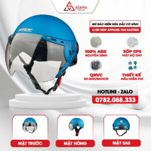 Mũ bảo hiểm nửa đầu có kính A105 New Apparel Far Eastern