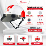 Mũ bảo hiểm nửa đầu A103 Techcombank