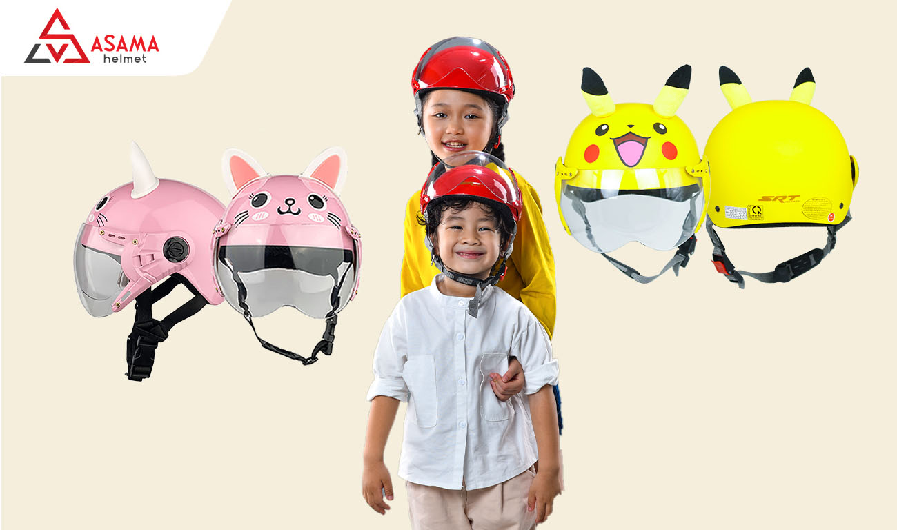 Nên đội mũ cho trẻ để bảo vệ an toàn dù chưa đủ 6 tuổi