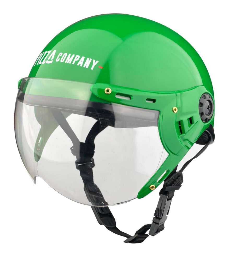 Mũ bảo hiểm 1/2 có kính A105 The Pizza Company