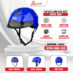 Mũ bảo hiểmt nửa đầu A161 AIA