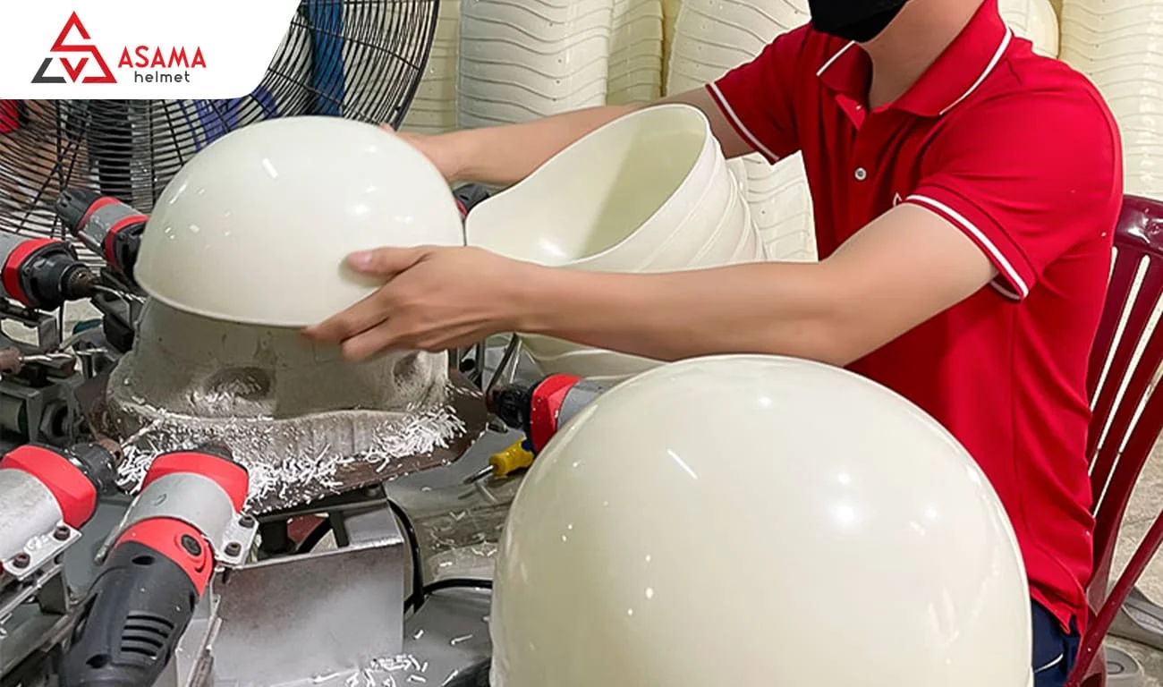 Chất liệu nhựa ABS nguyên sinh sử dụng làm nón đạt chuẩn