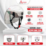 Mũ bảo hiểm nửa đầu có kính A419 Mobifone