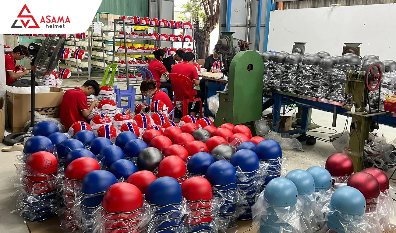 Nắm vững quy trình giúp doanh nghiệp an tâm đặt sản xuất nón bảo hiểm