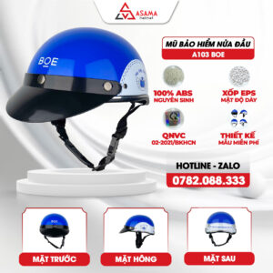 Mũ bảo hiểm nửa đầu A103 BOE