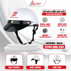 Mũ bảo hiểm nửa đầu A103 MH Markets