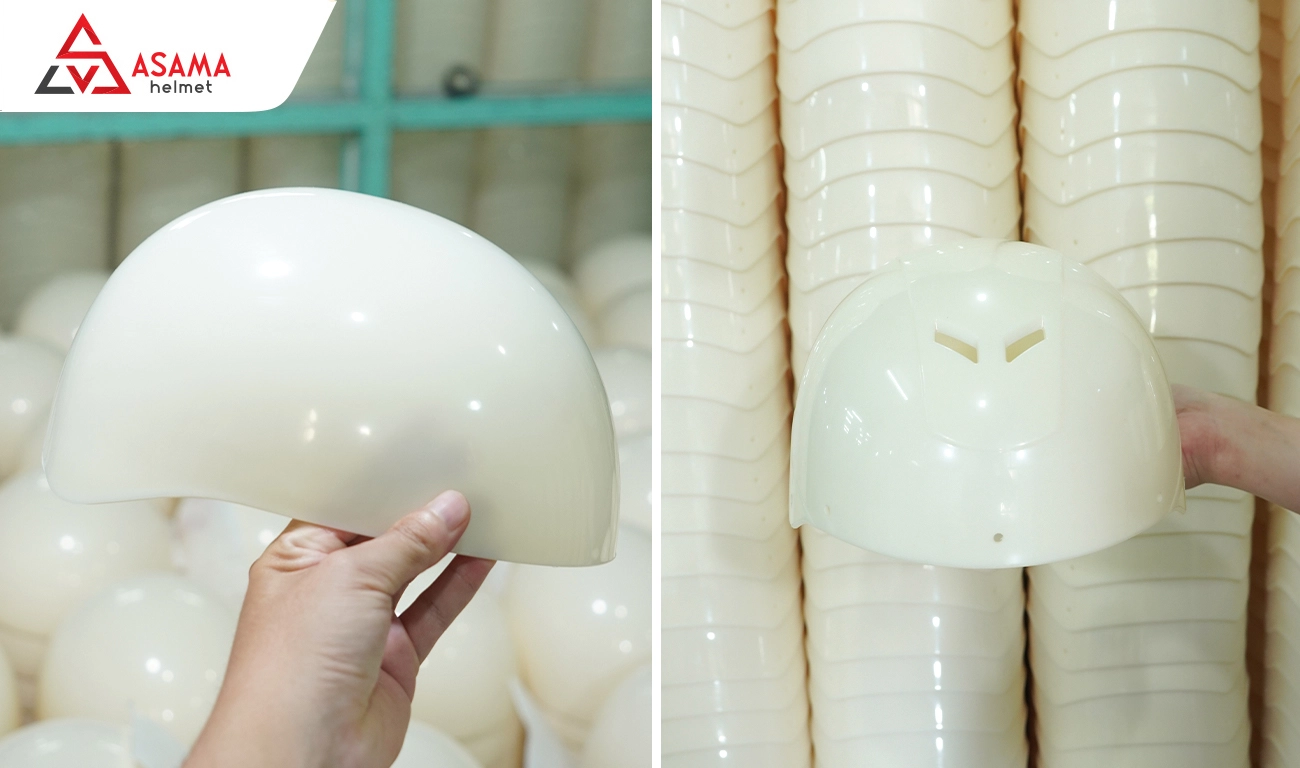 Mũ bảo hiểm từ nhựa ABS có độ bền tốt cao