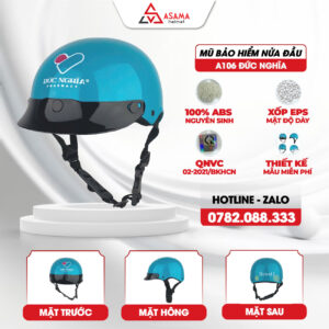 Mũ bảo hiểm nửa đầu A106 Đức Nghĩa