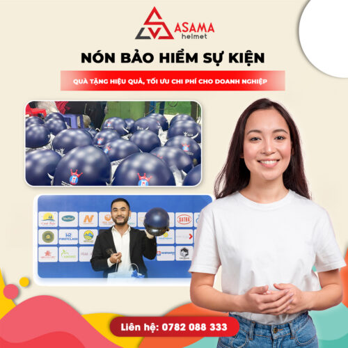 Nón bảo hiểm sự kiện: giải pháp quảng bá thương hiệu cho doanh nghiệp