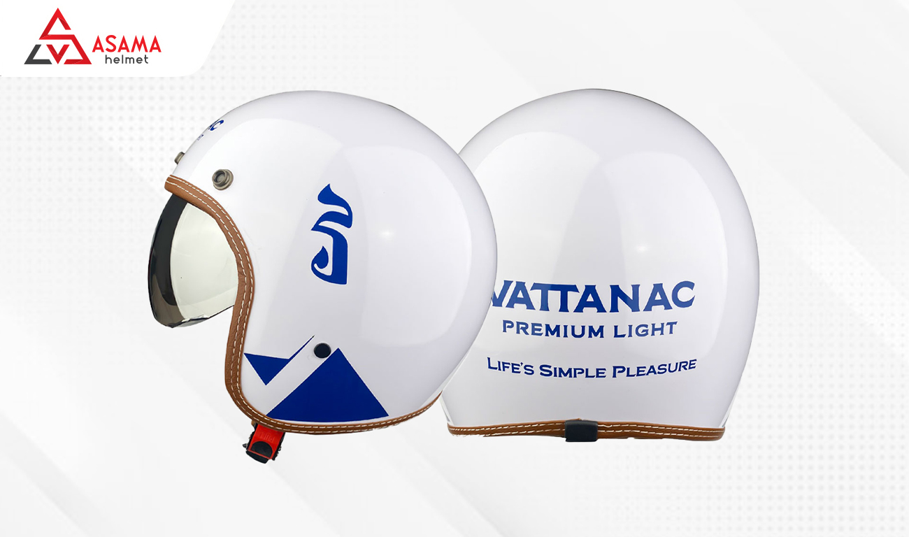 Mũ bảo hiểm in logo quà tặng thương hiệu Vattanac