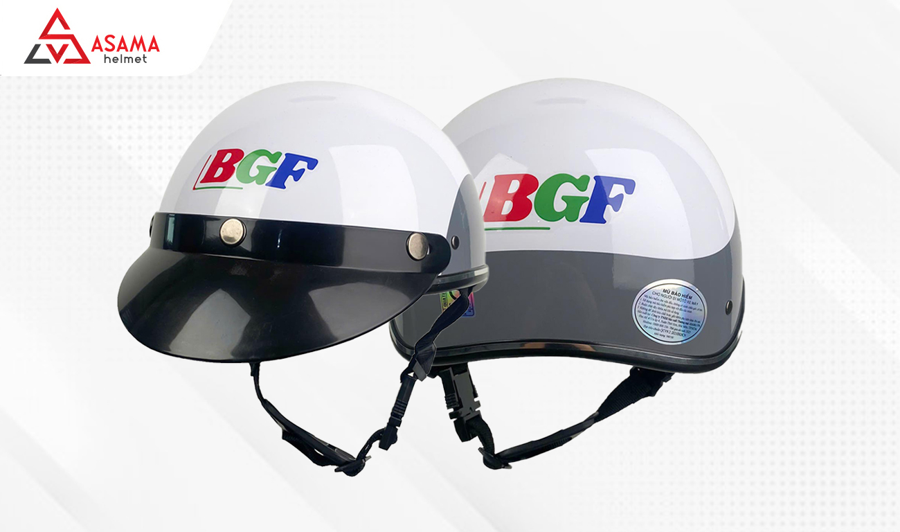 Mũ nửa đầu in logo thương hiệu BGF