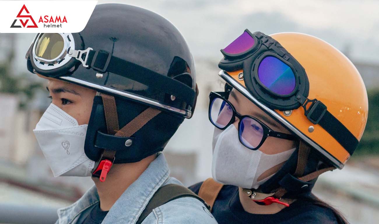 Kính chuyển màu nón phi công nửa đầu