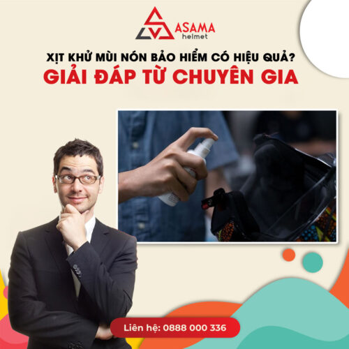 Xịt khử mùi nón bảo hiểm có hiệu quả? Giải đáp từ chuyên gia
