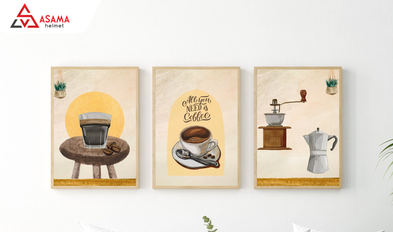 Tranh canvas quà tặng khai trương quán cà phê