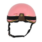 Mũ bảo hiểm phi công A103 trơn hồng pastel