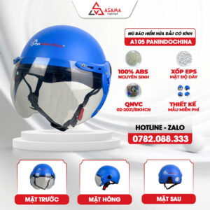Mũ bảo hiểm nửa đầu có kính A105 Panindochina