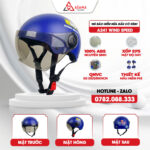Mũ bảo hiểm nửa đầu có kính A241 Wind Speed