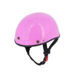 Mũ bảo hiểm phi công A103 trơn hồng bóng