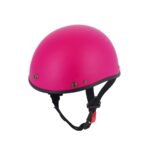 Mũ bảo hiểm phi công A103 trơn hồng đậm