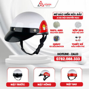 Mũ bảo hiểm nửa đầu A103 Hội khuyến học