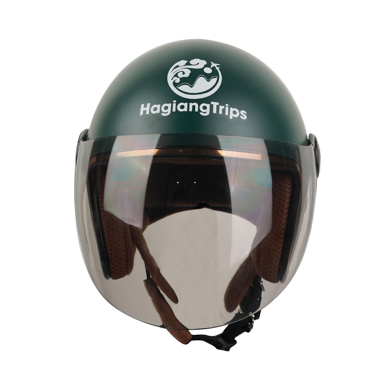 Mũ bảo hiểm 3/4 có kính A317 Ha Giang Trips