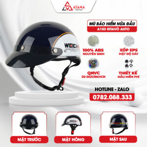 Mũ bảo hiểm nửa đầu A103 RitaVõ AUTO