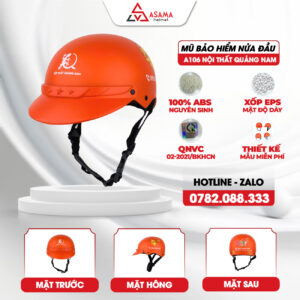 Mũ bảo hiểm nửa đầu A106 Nội thất Quảng Nam