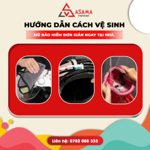 Hướng dẫn cách vệ sinh mũ bảo hiểm đơn giản ngay tại nhà